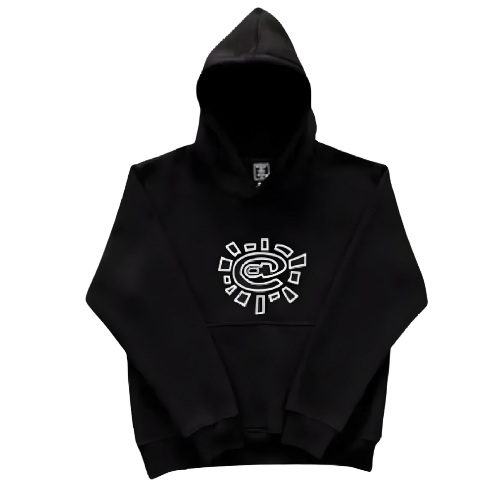 Fake ADWYSD hoodies check black hoodie real print