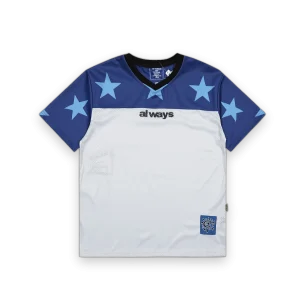 Adwysd Always Micro Mesh Star Football Blue Shirt 1